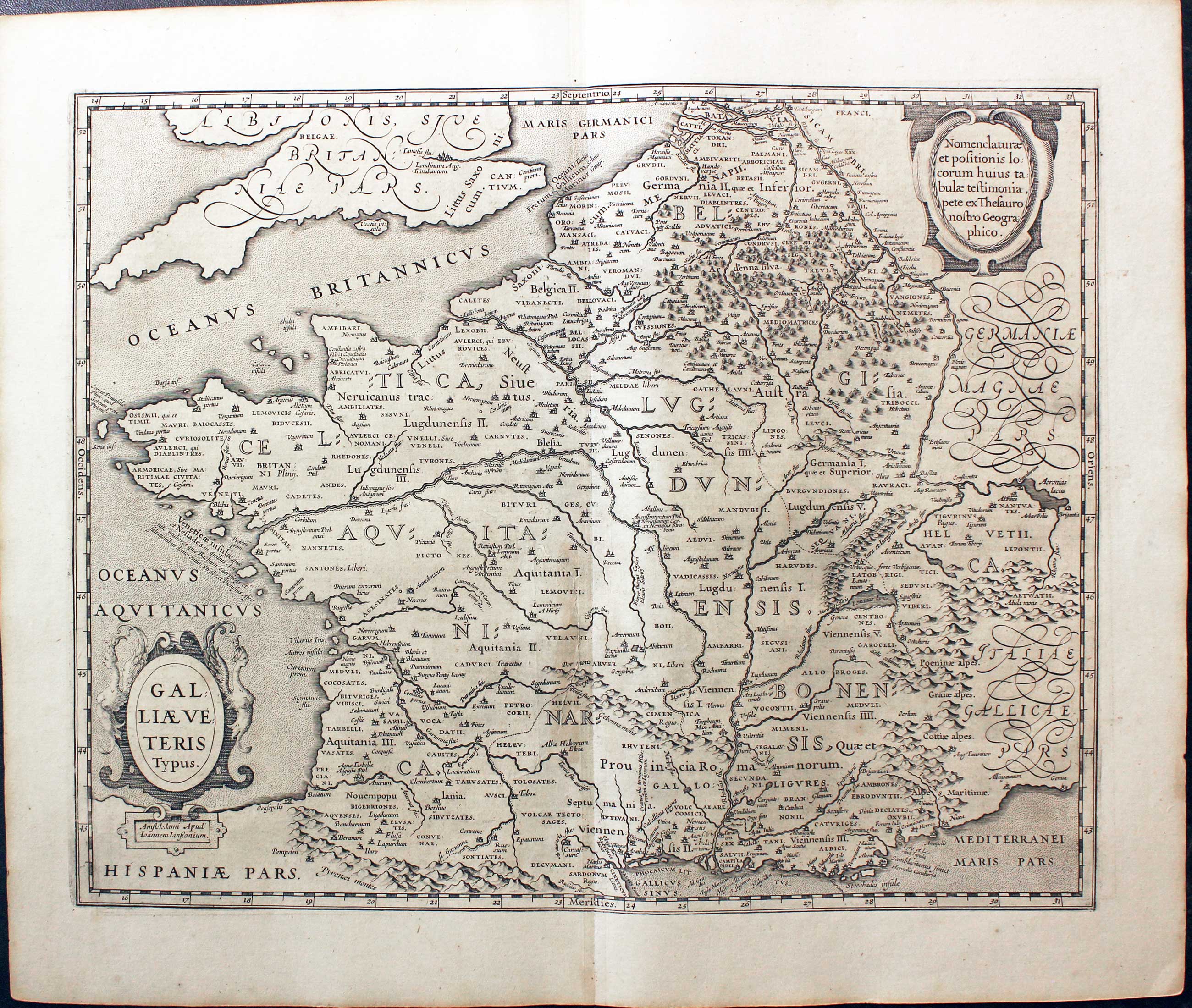 Ancient France Jan Jansson 1646