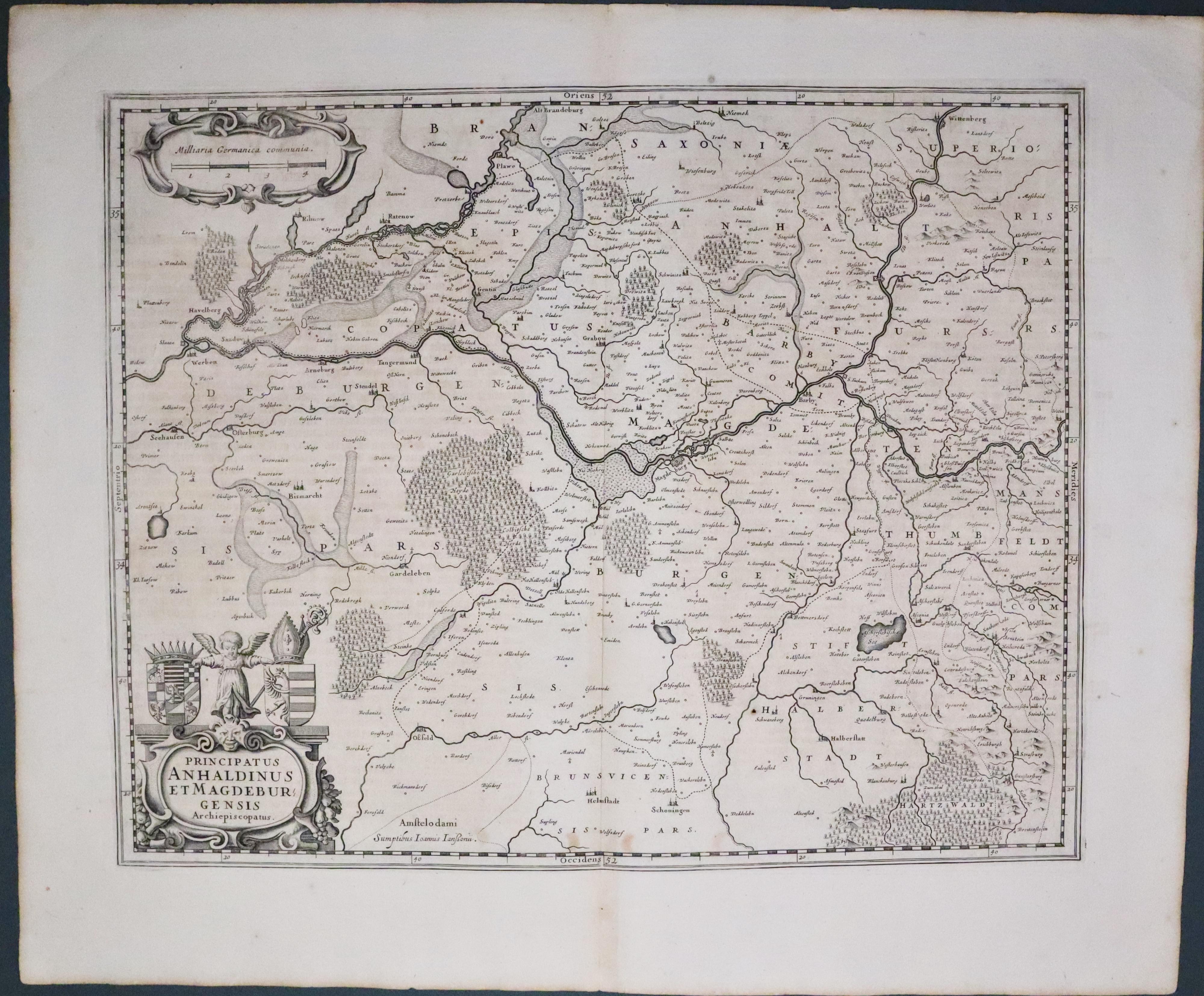 Magdeburg, Jan Jansson, 1647  Magdeburg, Jan Jansson, 1647