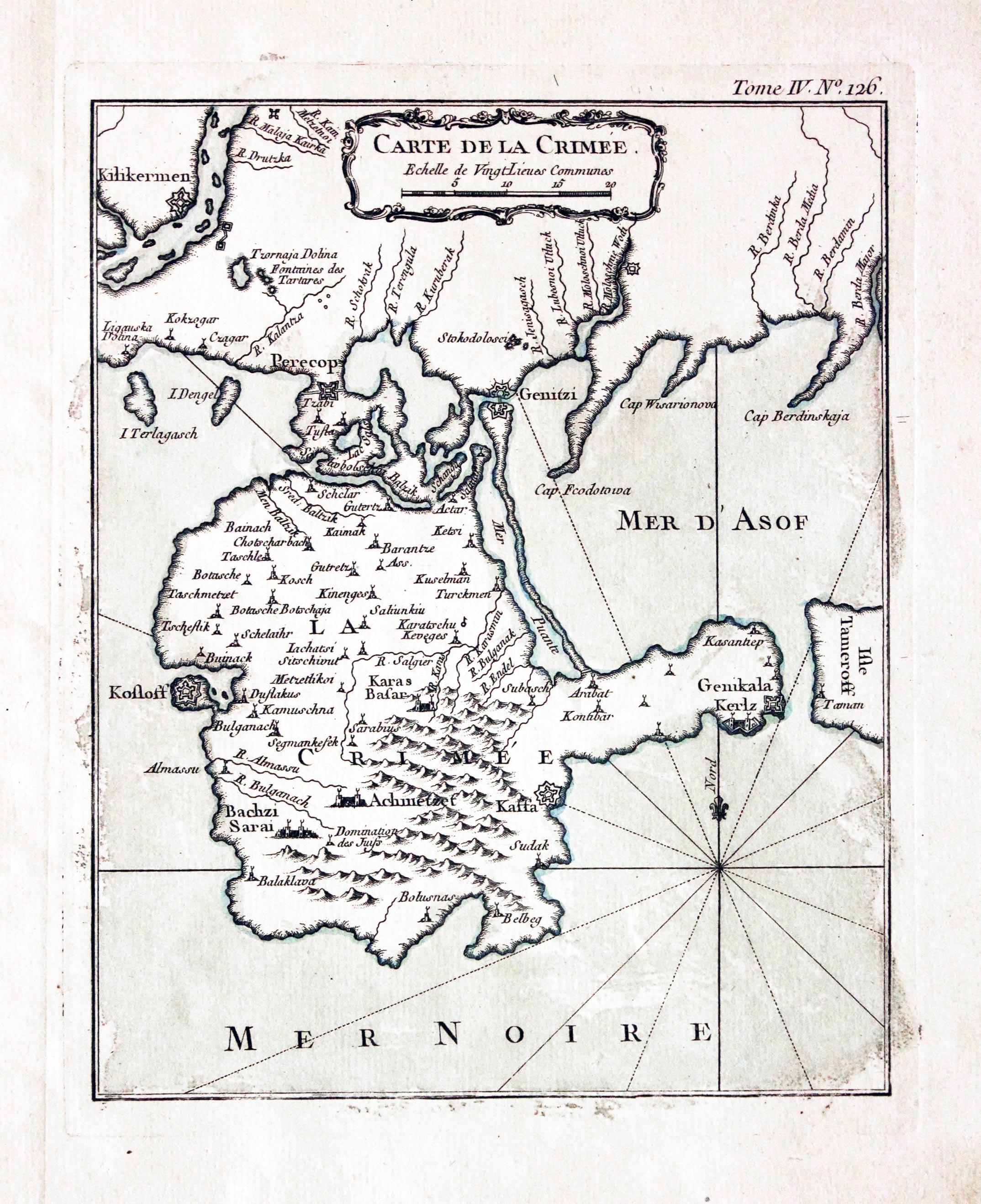 Crimea, Jacques Nicolas Bellin, 1764  Crimea, Jacques Nicolas Bellin, 1764