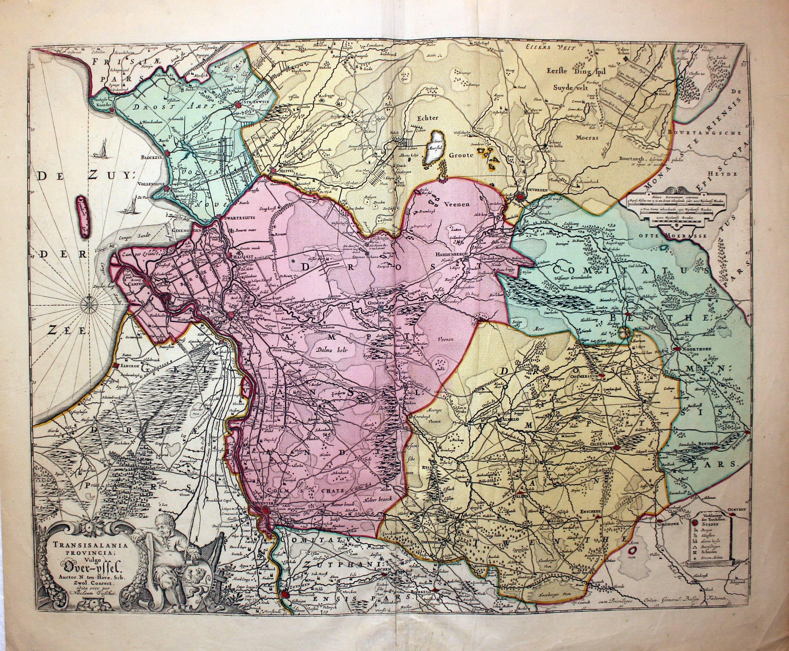 Overijssel, Nicolaes Visscher, c.1700