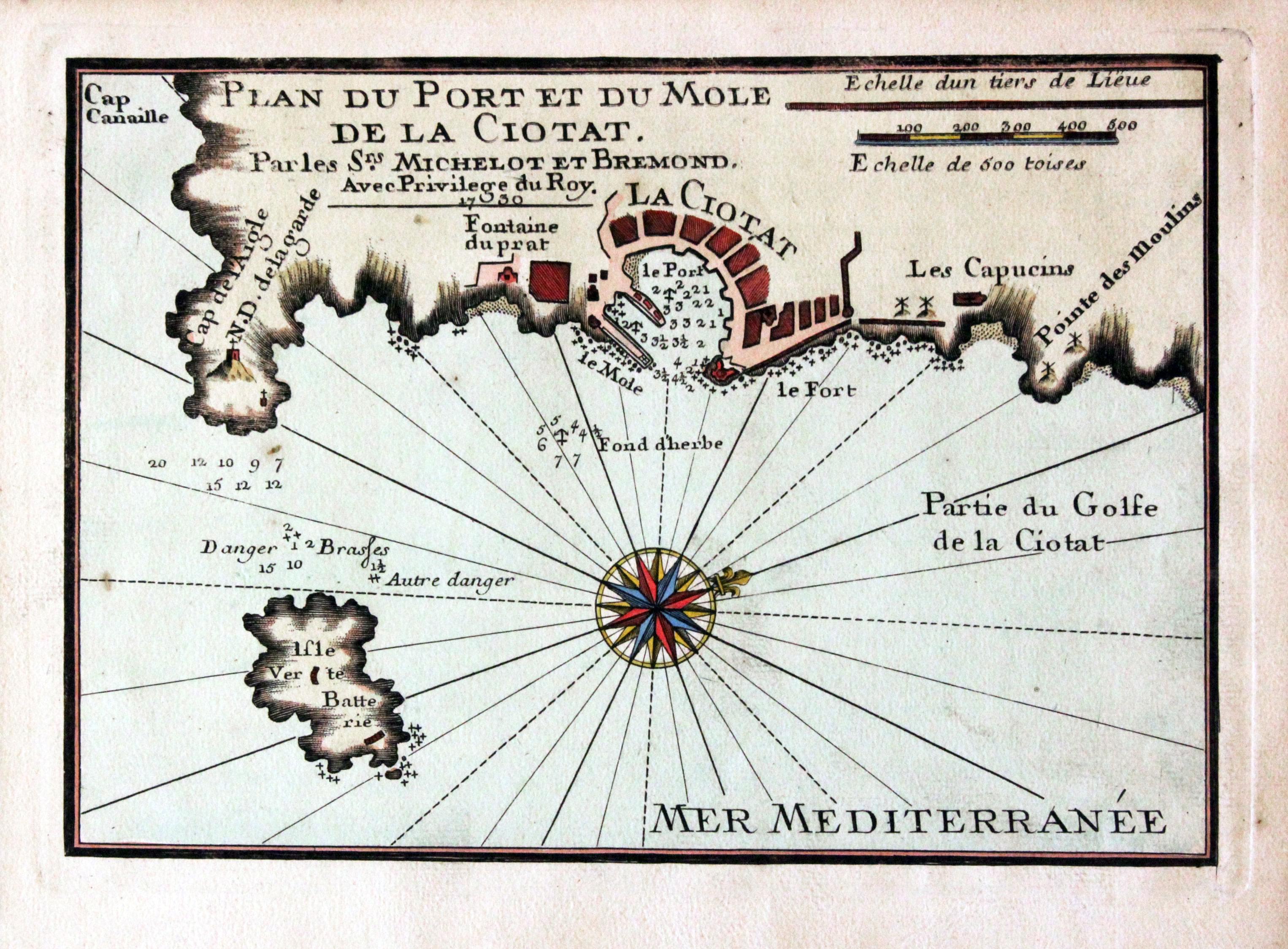 La Ciotat, H.Michelot and L. Bremond, c.1730  La Ciotat, H.Michelot and L. Bremond, c.1730