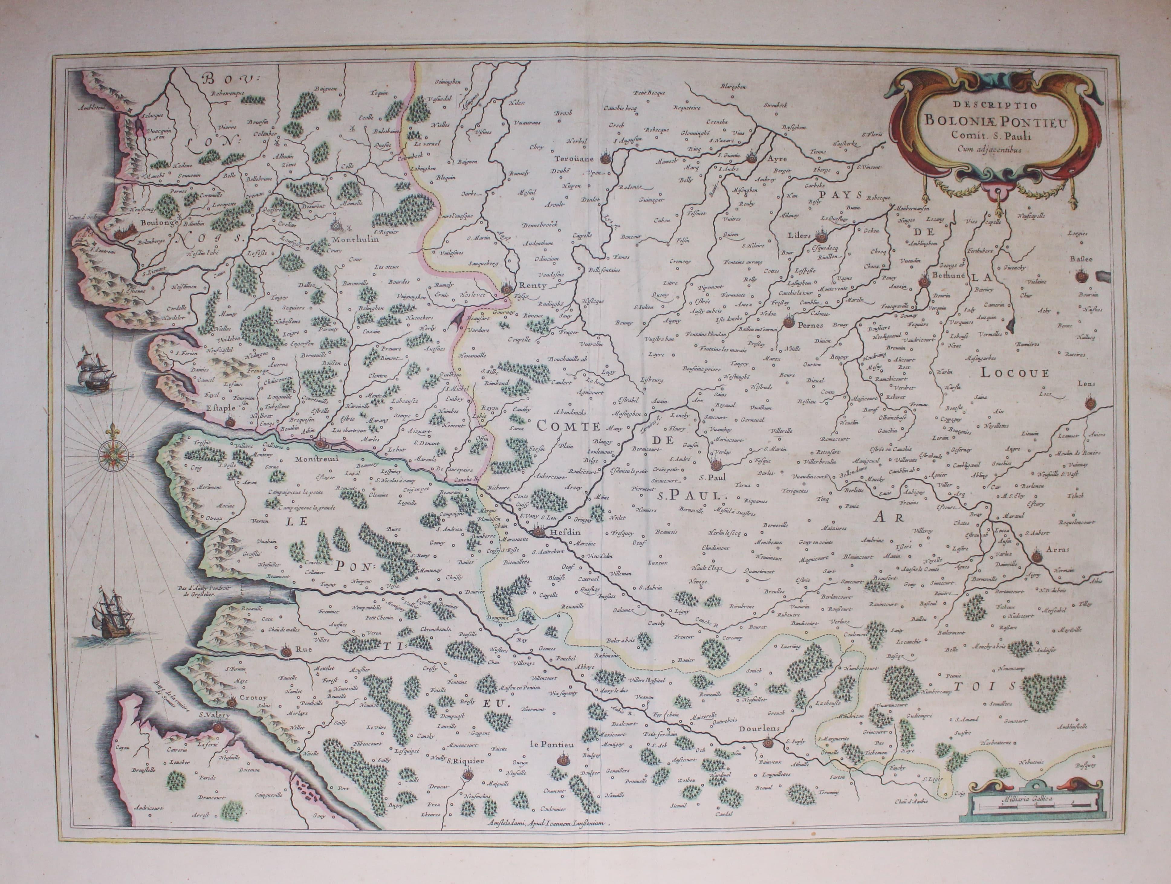 Boulogne, Jan Jansson, c.1647  Boulogne, Jan Jansson, c.1647