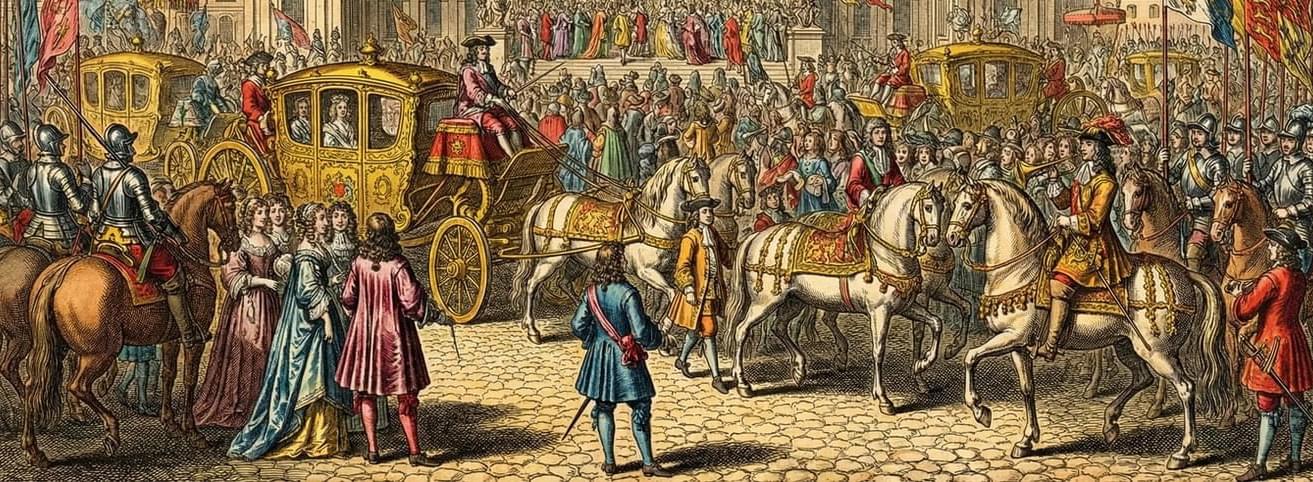 Arruval of King Charles II