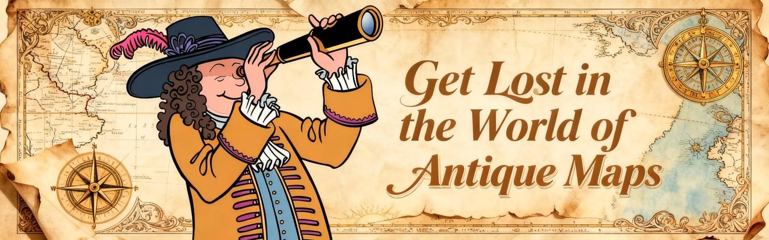 Get lost in the world of antique maps