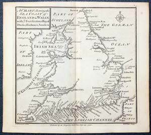 A map of the Sea Coast England and Wales, W. H. Toms and T.Badeslade 1742