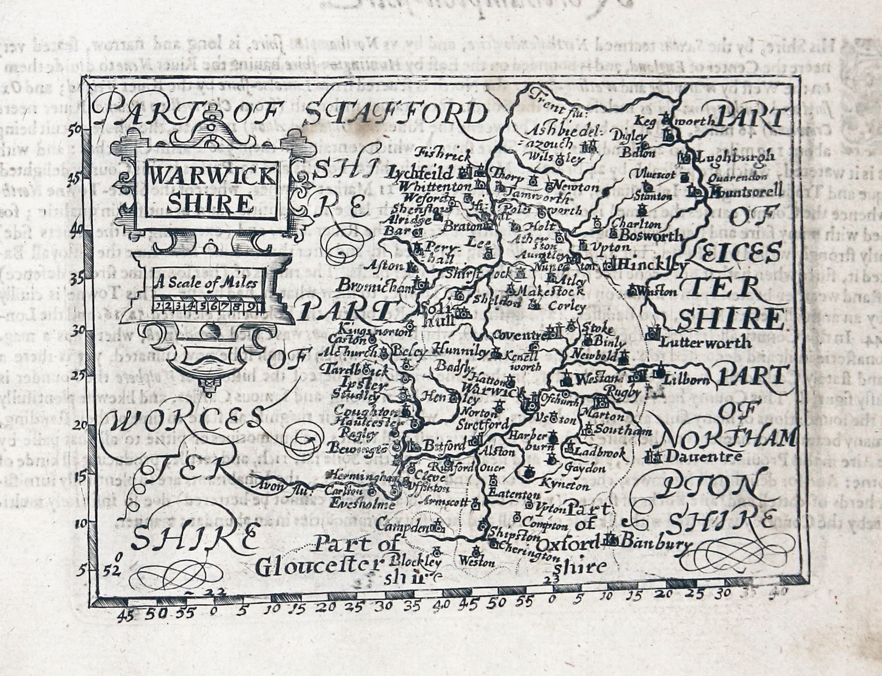 Warwickshire, John Bill 1626