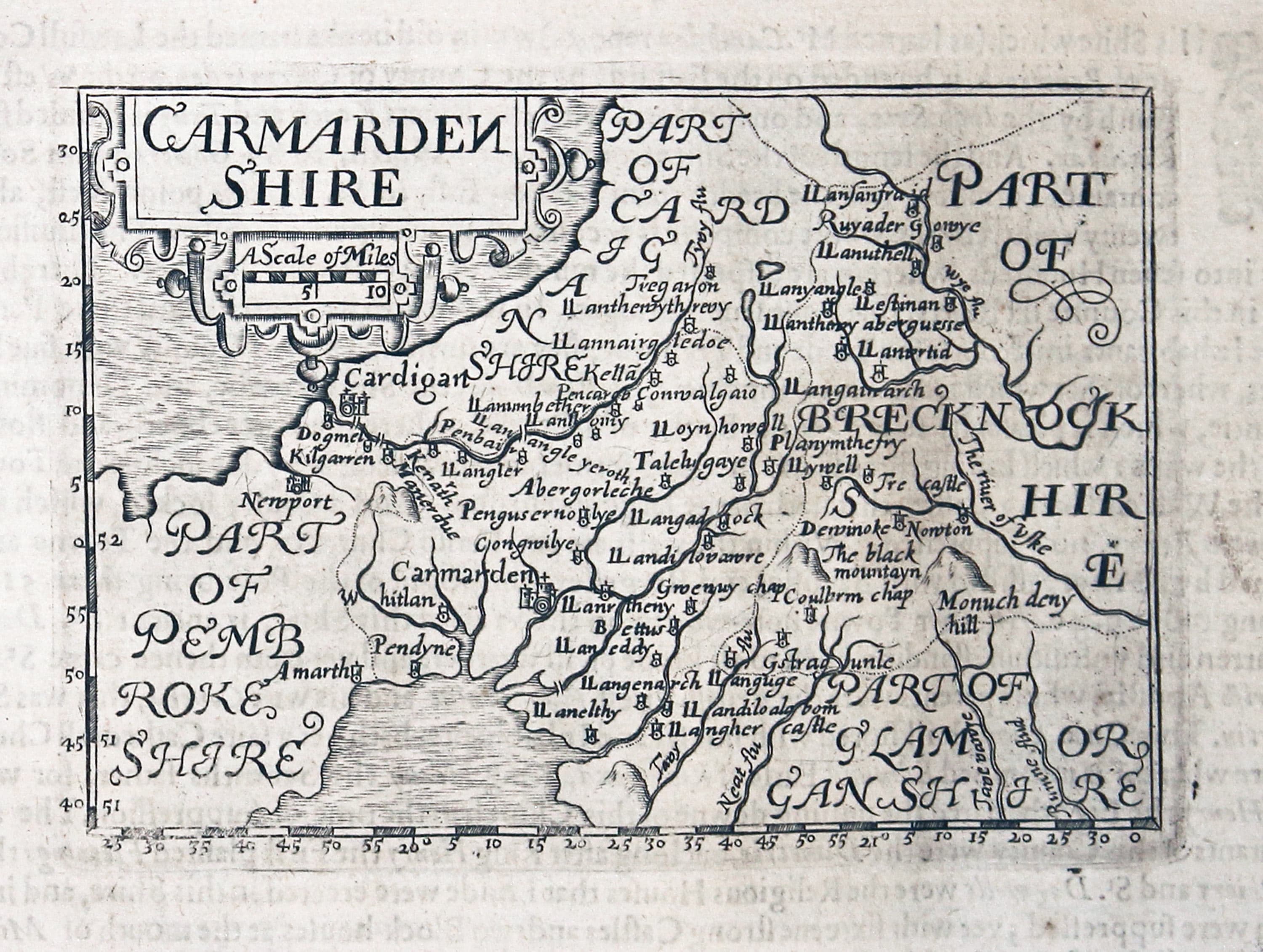Carmarthenshire, John Bill 1626