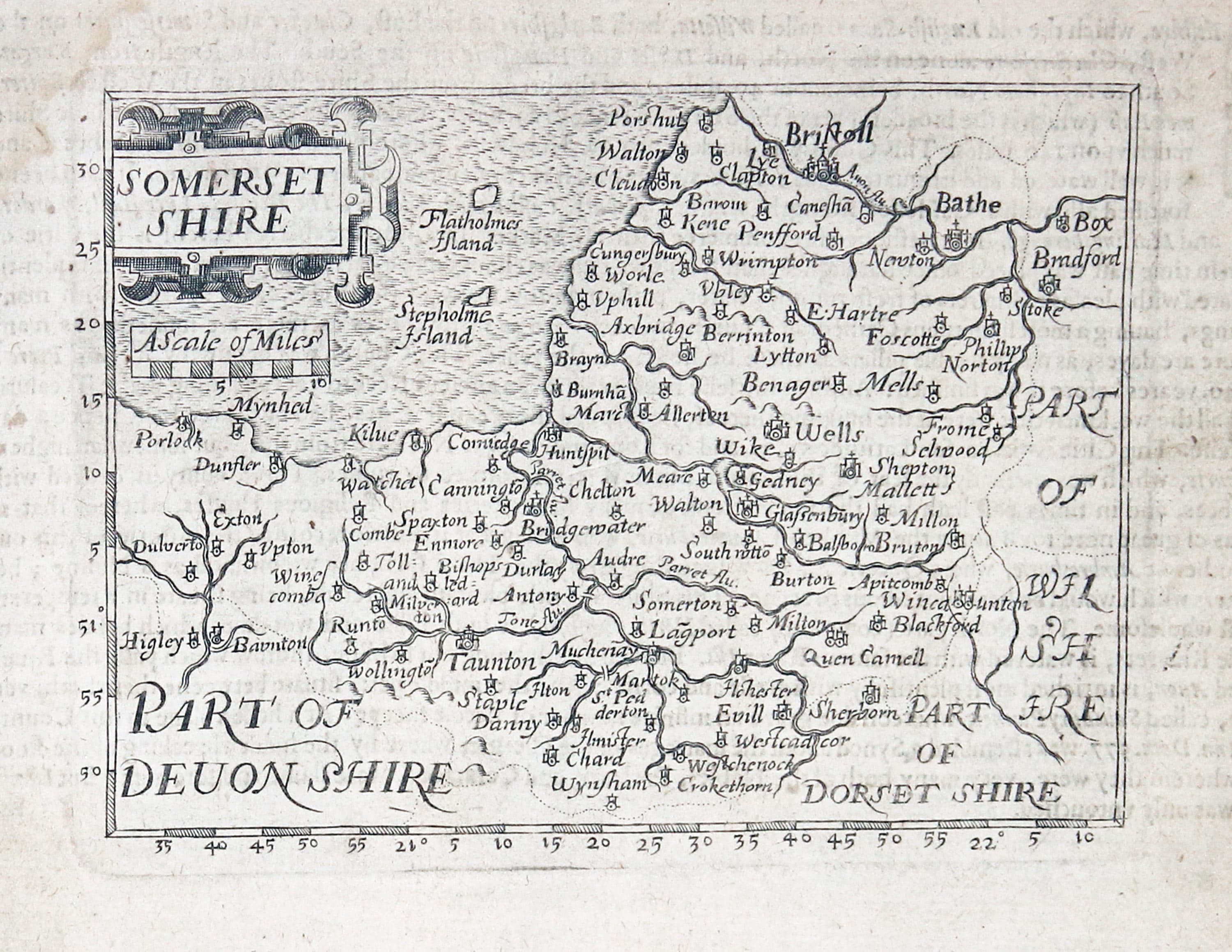 Somersetshire, John Bill; 1626
