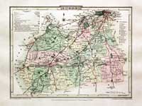  Map of Surrey by G. Cole and J. Roper 1810 