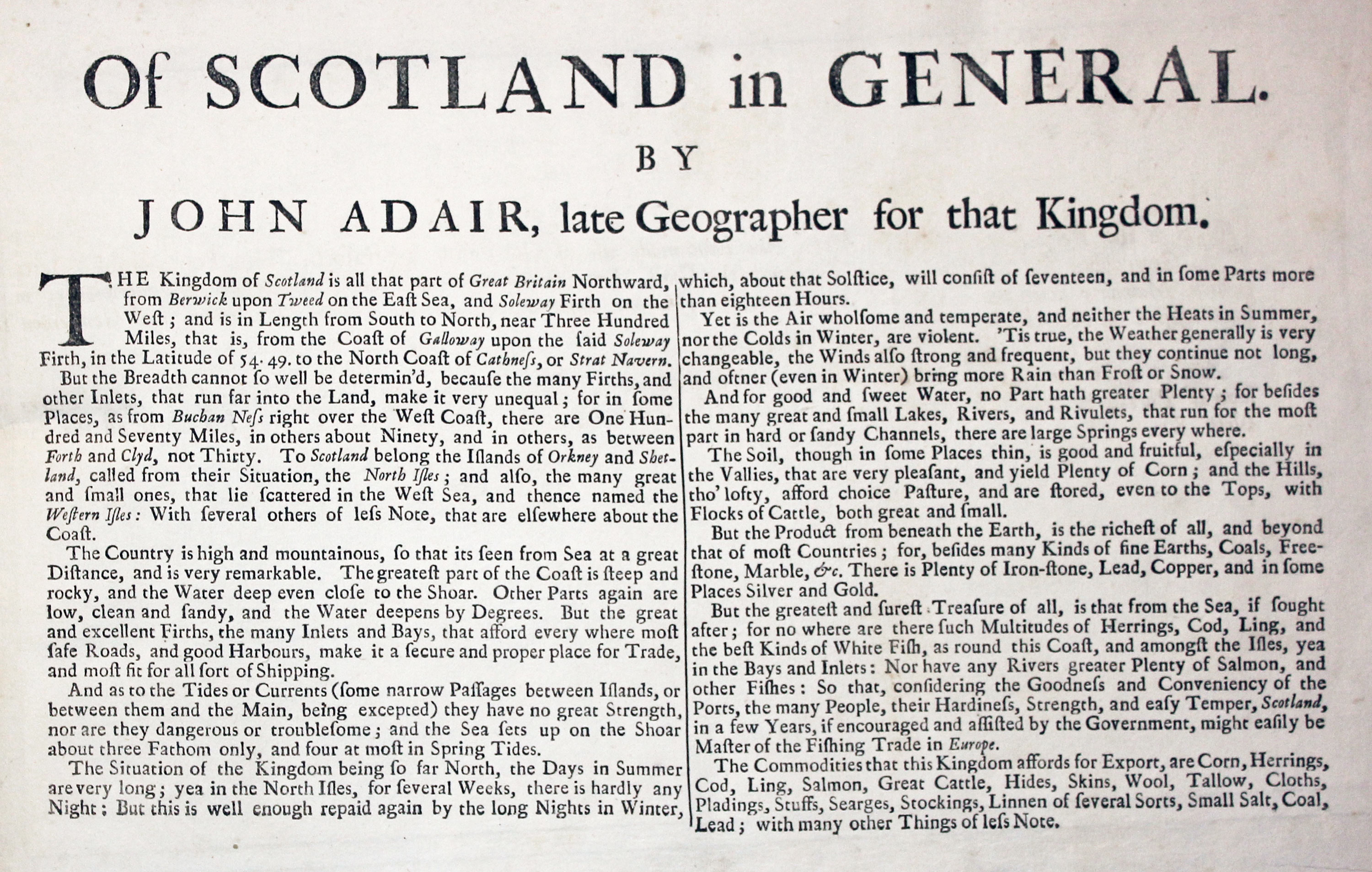 Scotland by John Adair