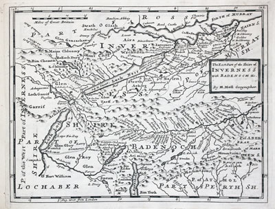 Lochaber by Herman Moll 1725