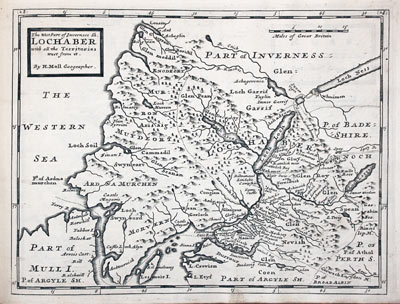 Lochaber by Herman Moll 1725