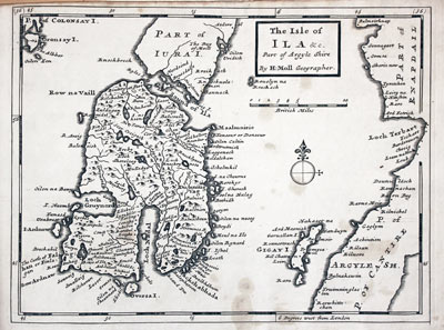 Isle of Islay by Herman Moll 1725