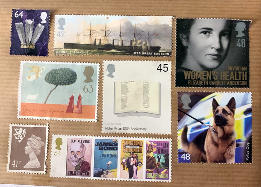  Pictorial UK Stamps 