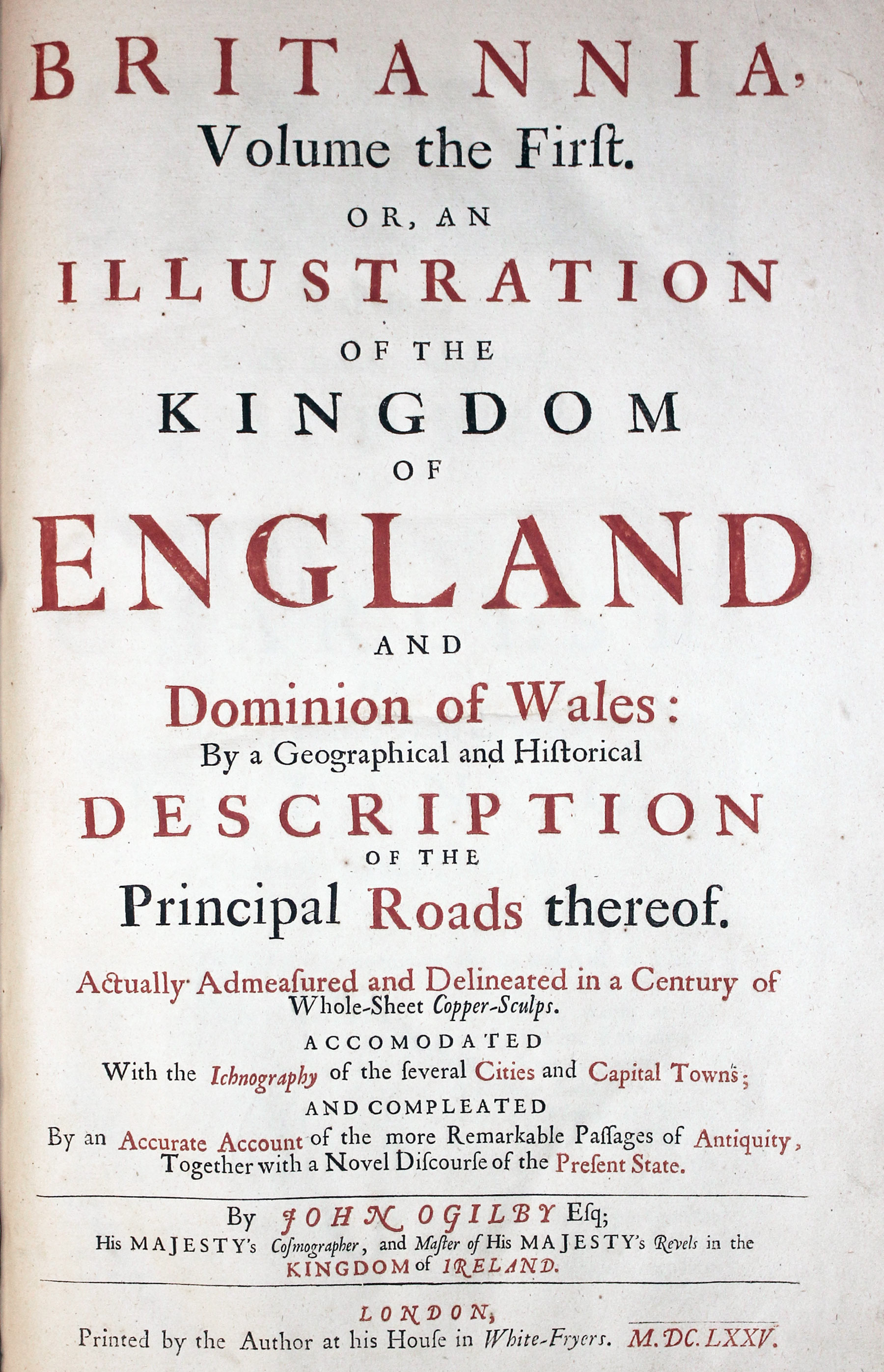 Britannia title page 1675