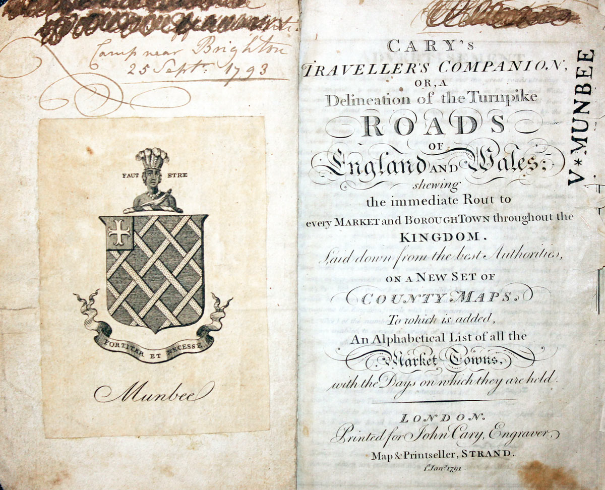 Cary Titlepage and Munbee Bookplate