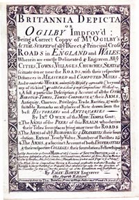  Titlepage to Britannia Depicta dated 1755 