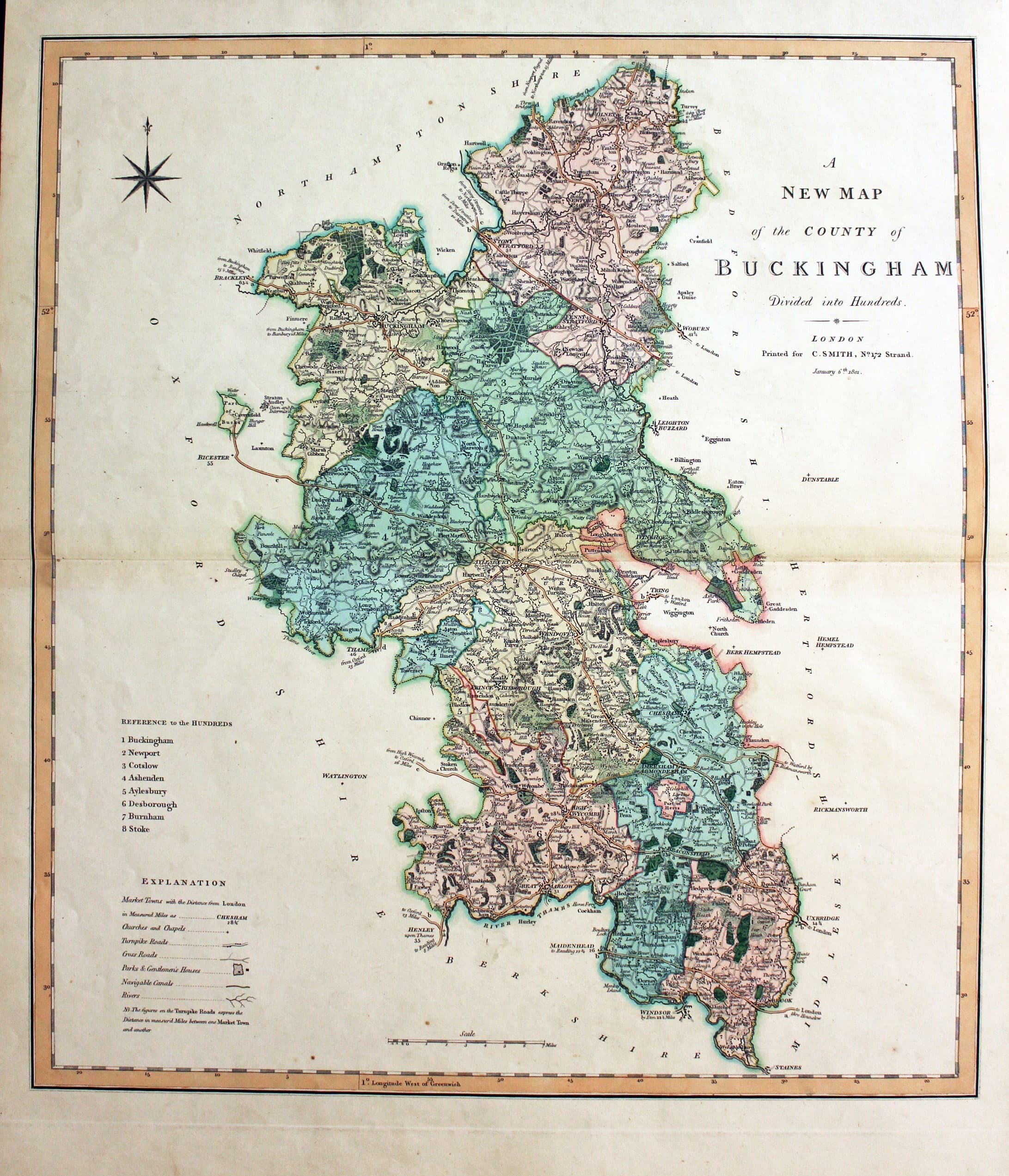 Buckinghamshire, Charles Smith 1801