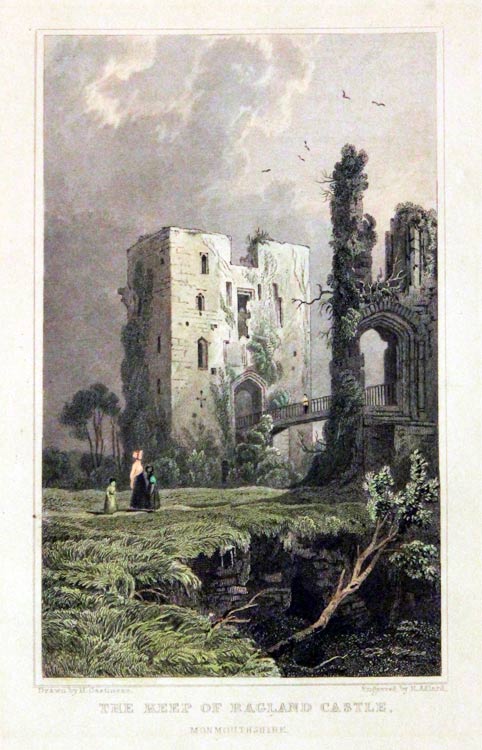 Keep Raglan Castle Monmouth