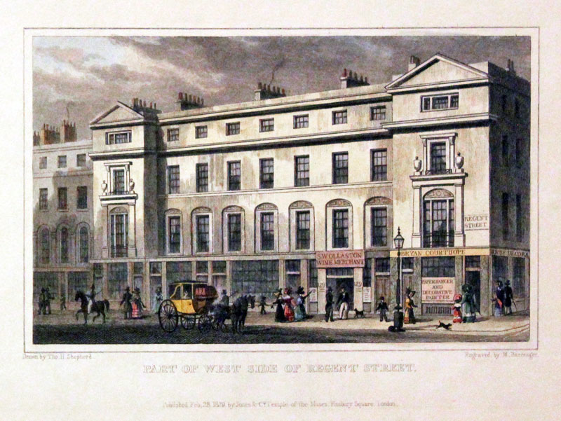 N. Part of the west side of Regent Street London  N. Part of the west side of Regent Street London