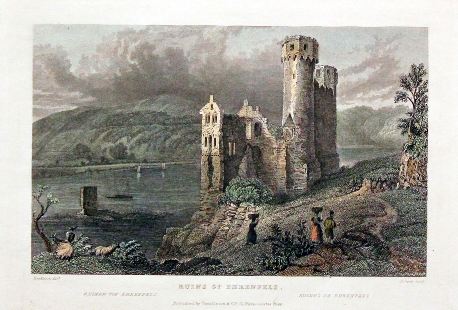 Ruins of Ehrenfels Rhine  Ruins of Ehrenfels Rhine