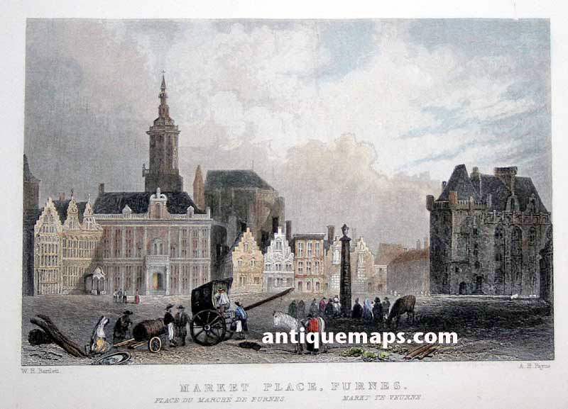 Market Place Furnes Belgium  Market Place Furnes Belgium