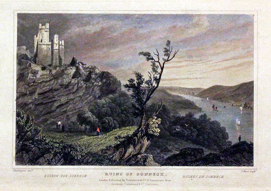 Ruins of Sonneck Germany  Ruins of Sonneck Germany