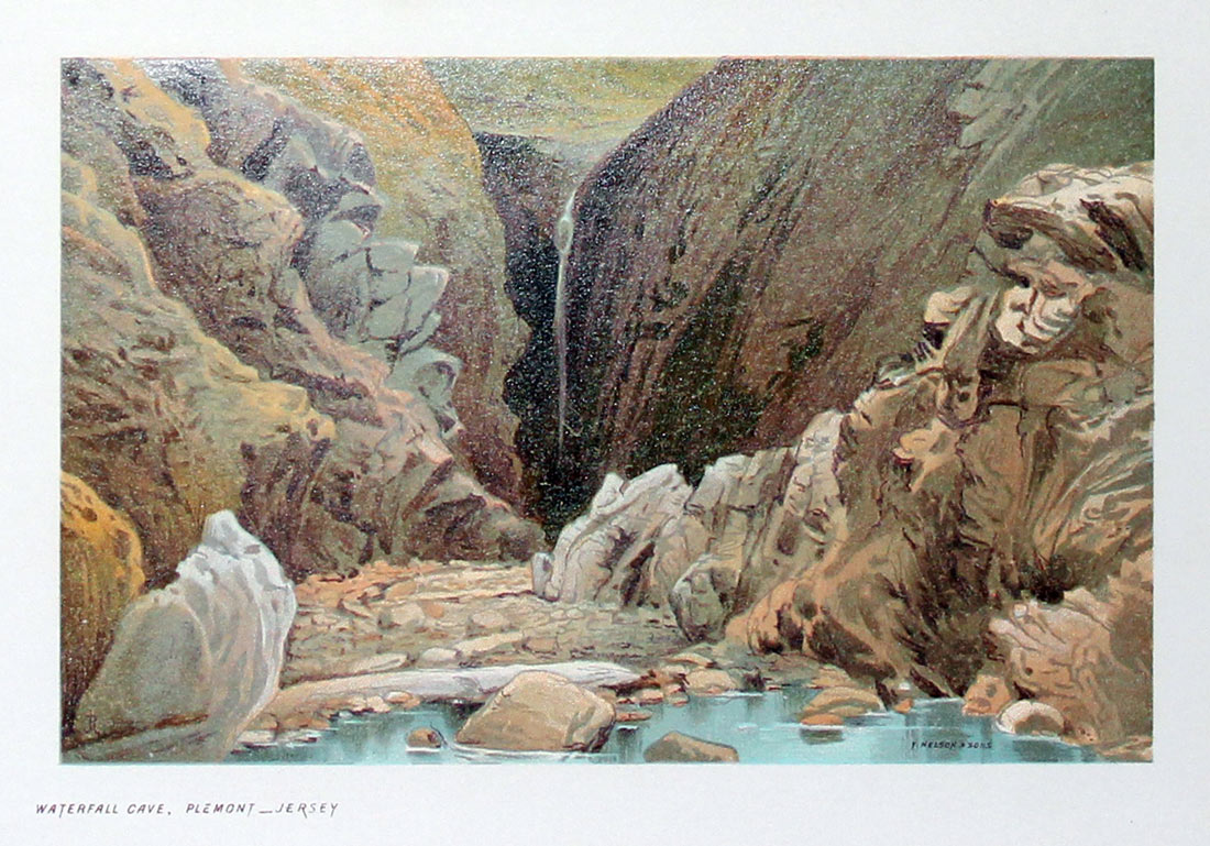 Waterfall Cave at Plemont Jersey