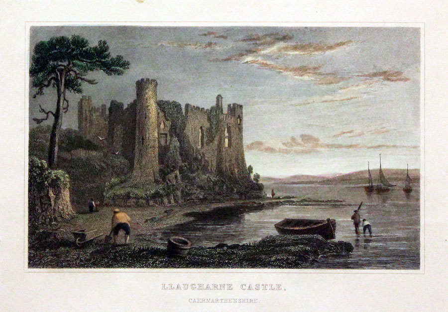 Llaugharne Castle Carmarthenshire