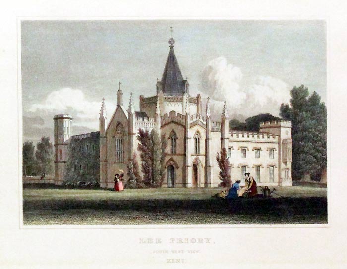 View of Lee Priory in Kent  View of Lee Priory in Kent