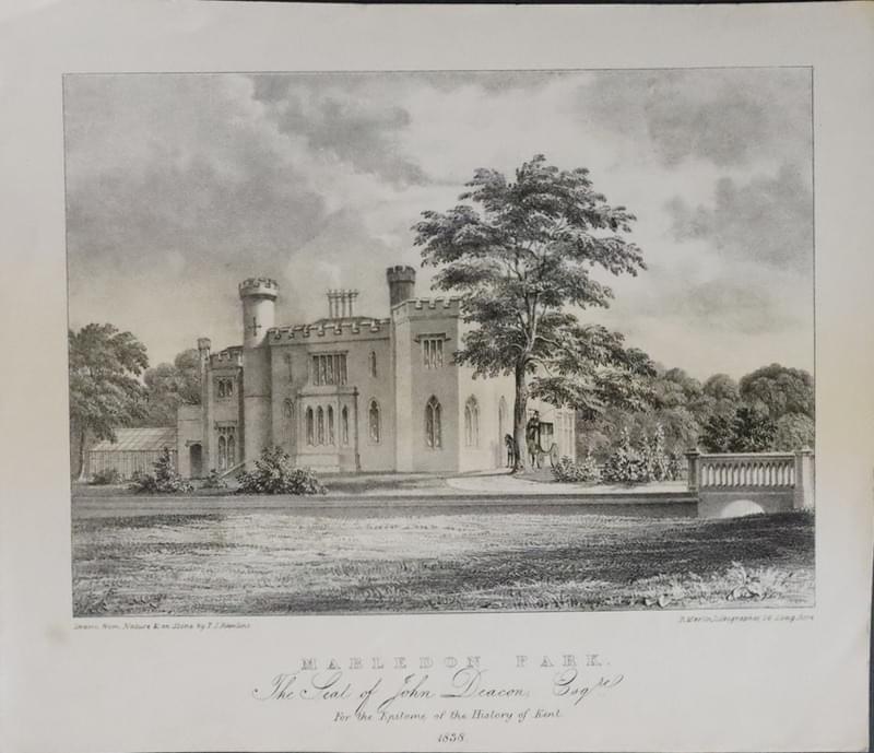 Fredville, Kent, 1838  Fredville, Kent, 1838