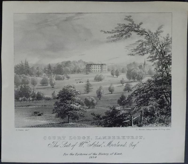 Court Lodge, Lamberhurst, Kent 1838  Court Lodge, Lamberhurst, Kent 1838