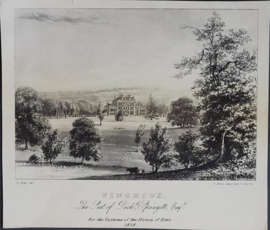 Penshurst,  Kent engraved by H. Adlard after George Shepherd, 1830  Penshurst,  Kent engraved by H. Adlard after George Shepherd, 1830