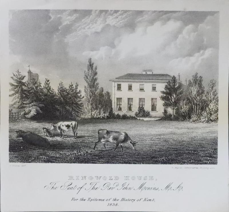 Ringwold House, Kent 1838  Ringwold House, Kent 1838