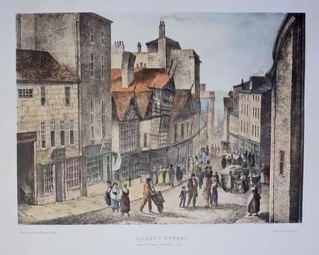 View of Market Street, Manchester by J. Ralston