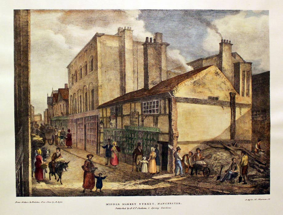 View of Middle Market Street, Manchester by J. Ralston