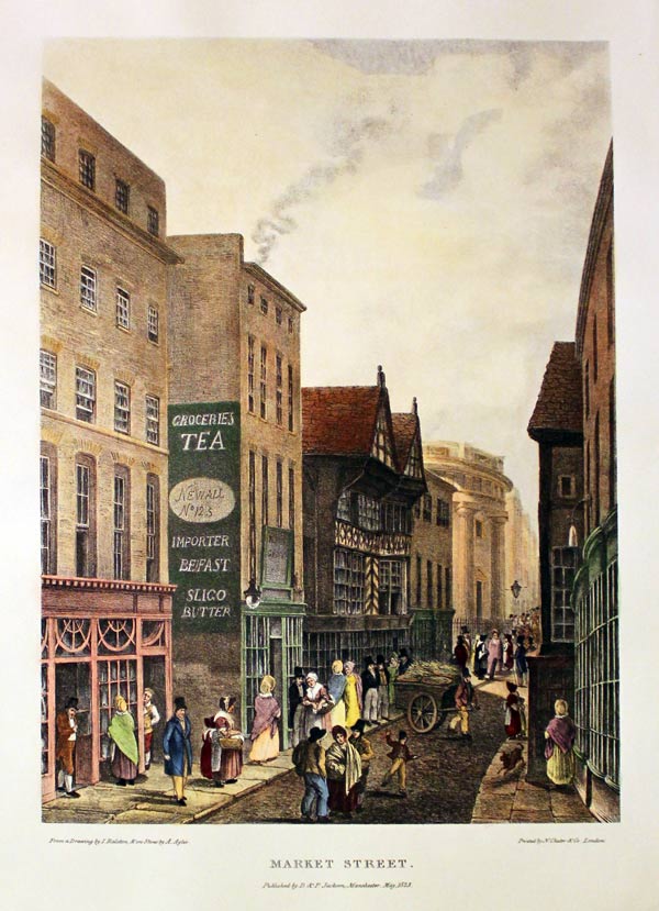 View of Market Street, Manchester by J. Ralston