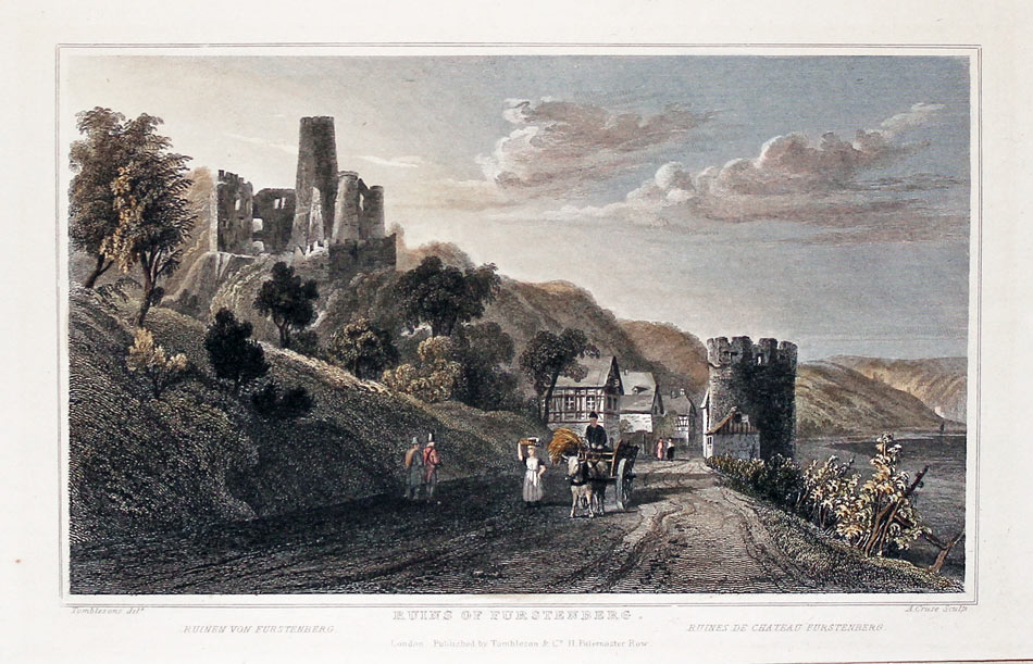 Rheinfels on the Rhine  Rheinfels on the Rhine