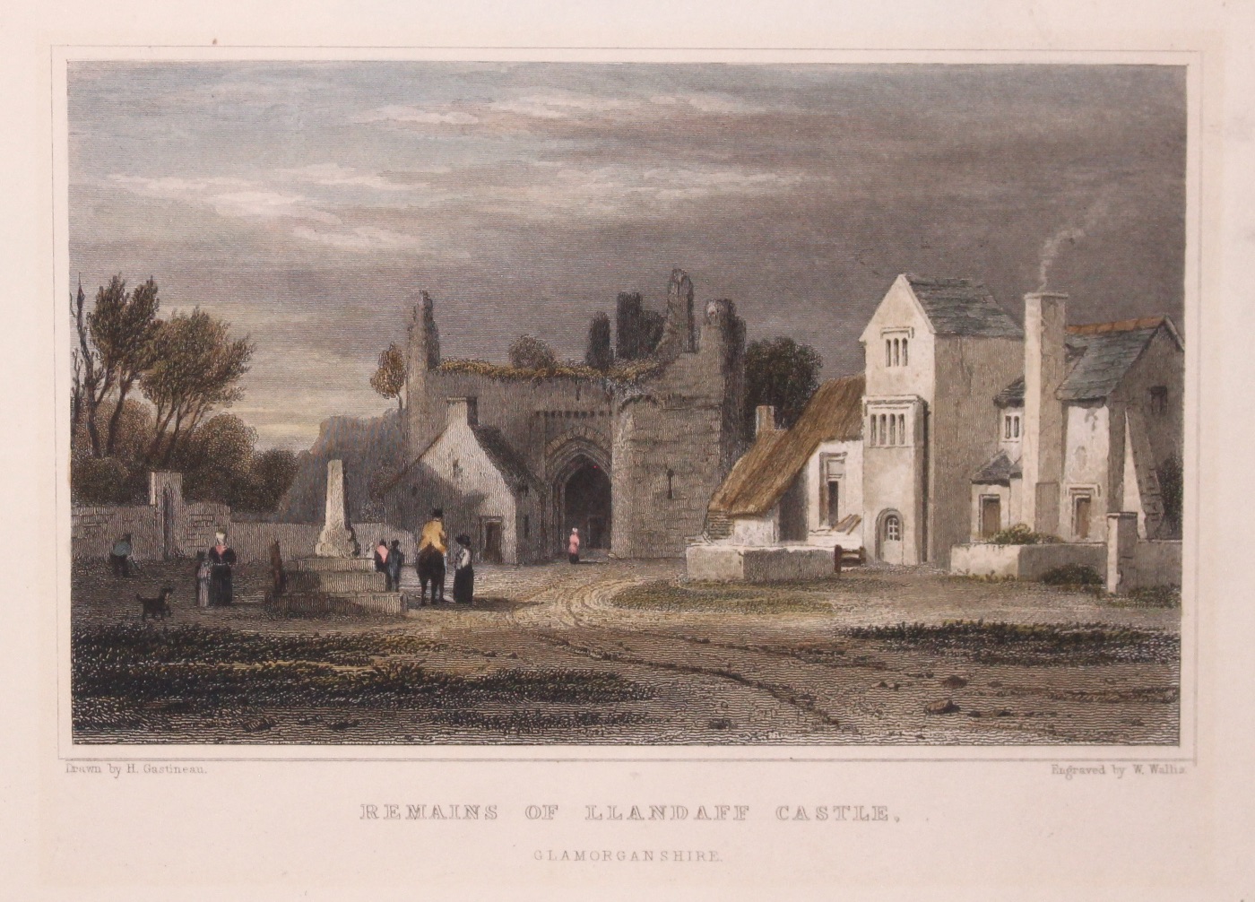 Part of the Abbey, Neath, Glamorganshire by Henry Gastineau  Part of the Abbey, Neath, Glamorganshire by Henry Gastineau