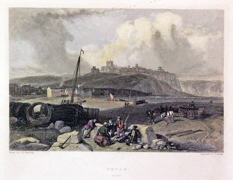 View of Dover in 1840  View of Dover in 1840