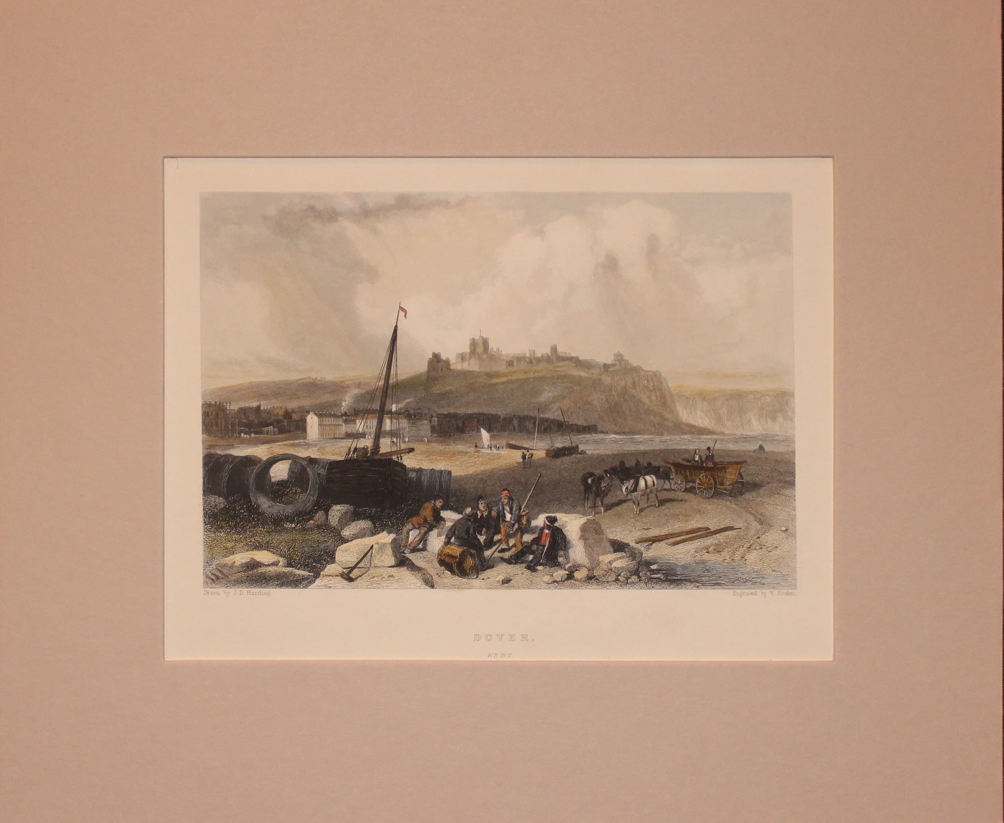 View of Dover by Harding/Finden c.1840