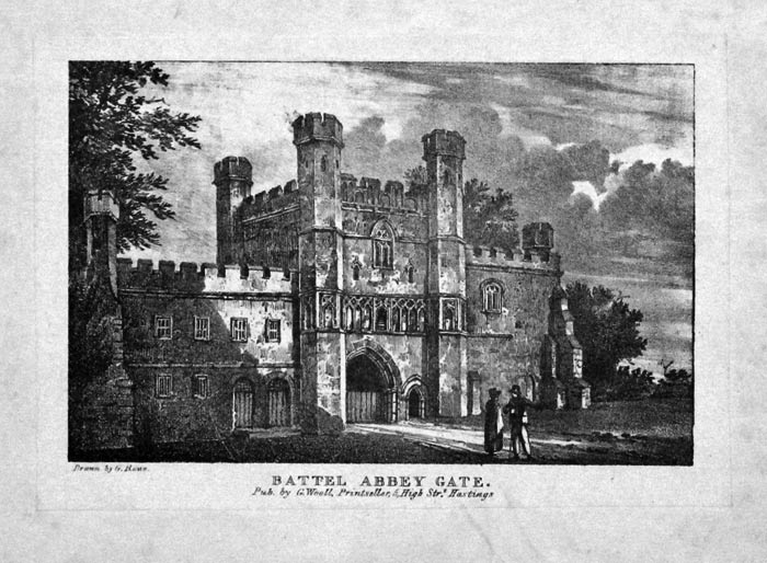 Mayfield Abbey Sussex in 1781