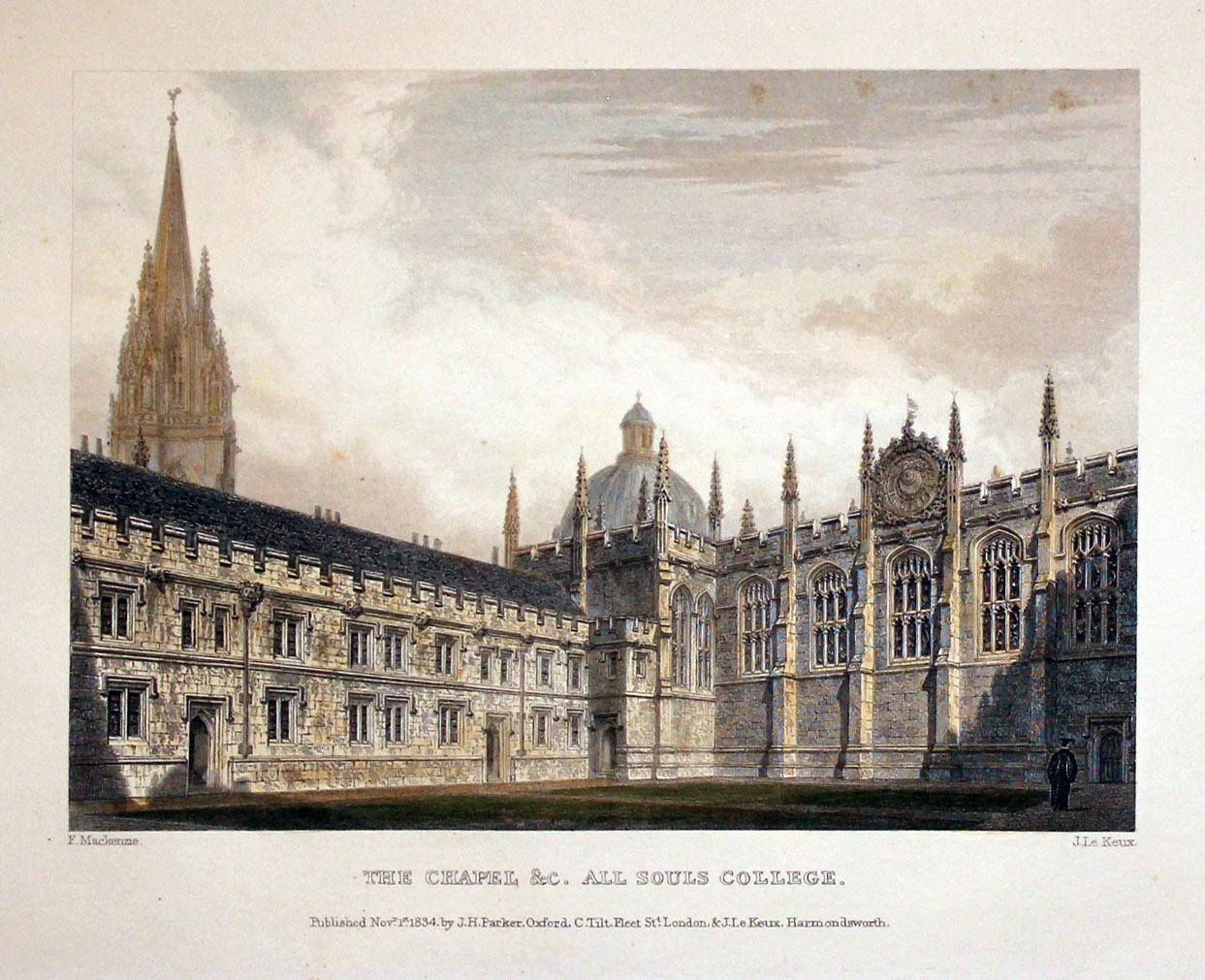 The Chapel &c. All Souls College, Oxford  The Chapel &c. All Souls College, Oxford