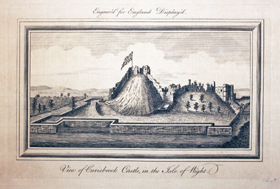 Carisbrooke Castle in 1787