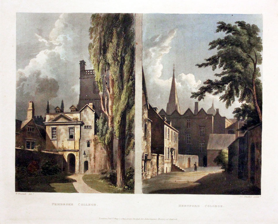 Pembroke College and Herford College Oxford  Pembroke College and Herford College Oxford