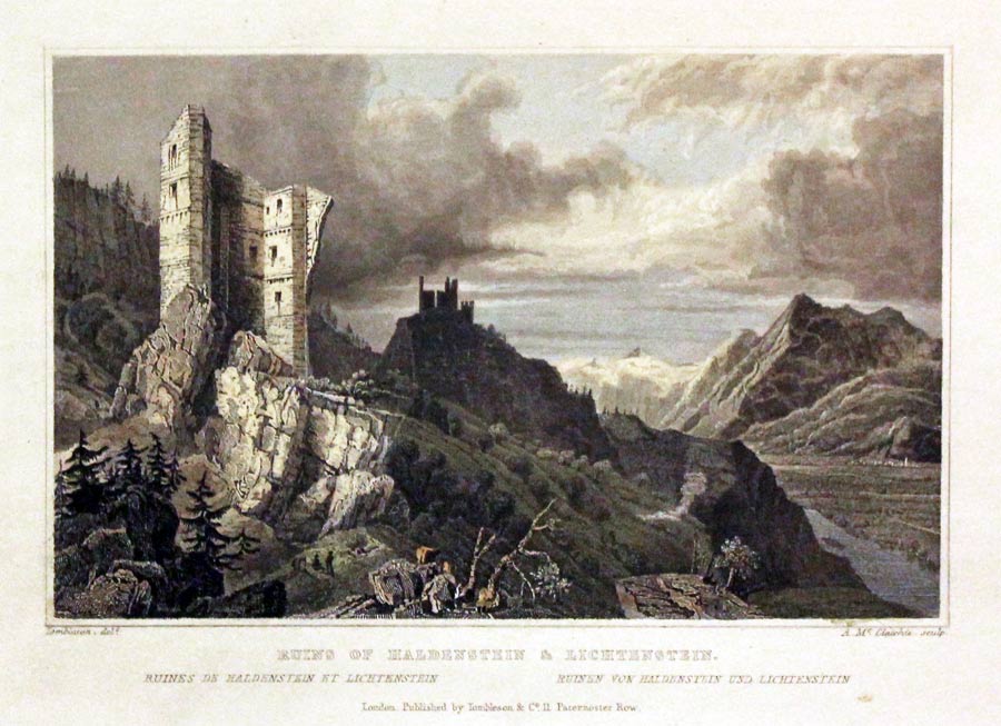 Ruins of Haldestein Germany  Ruins of Haldestein Germany