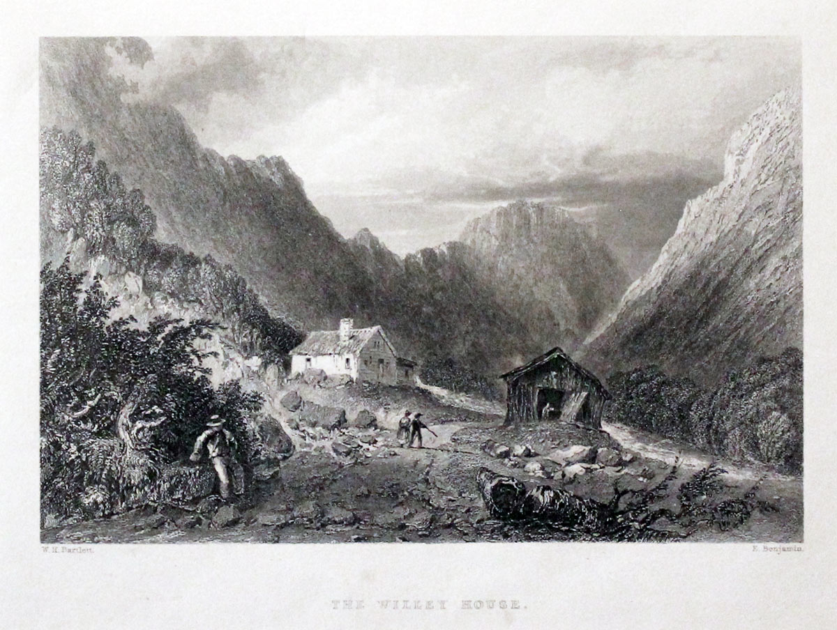 The Willey House, New Hampshire by W. H. Bartlett