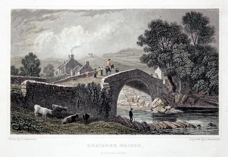  Rhayader Bridge, Radnorshire by Henry Gastineau 