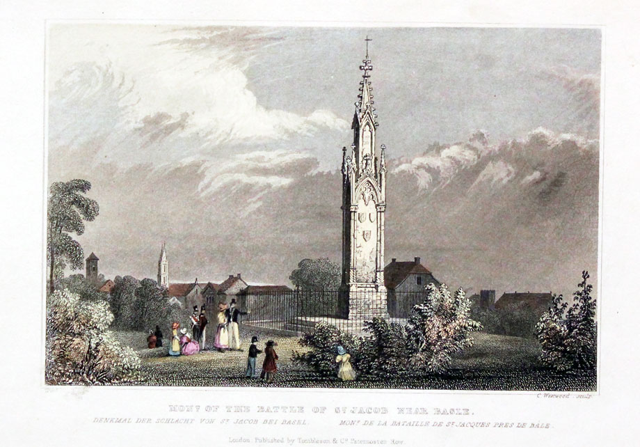 Mont. of the Battle of St. Jacob near Basle Germany  Mont. of the Battle of St. Jacob near Basle Germany