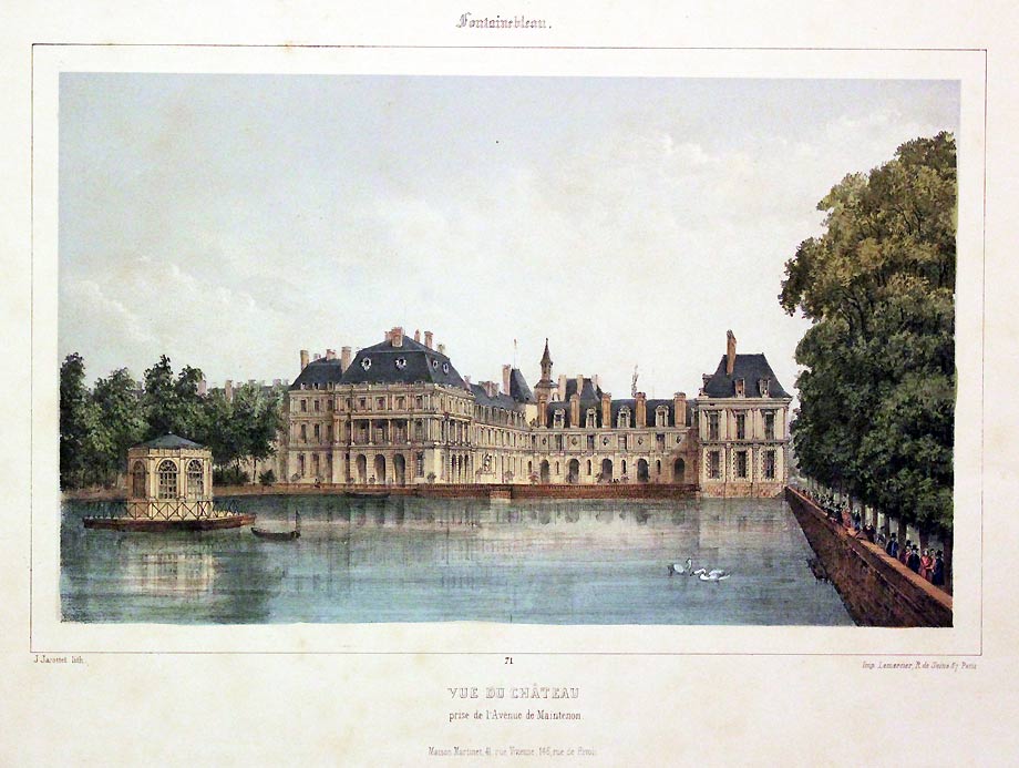 Chateau pris de l'Avenue de Maintenon Paris  Chateau pris de l'Avenue de Maintenon Paris